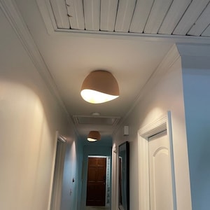 Home decor Flush mount ceiling light, Handmade house warming gift, Naaya DOME INFINITY SCONDENT, Vintage flush mount light, Wabi Sabi light