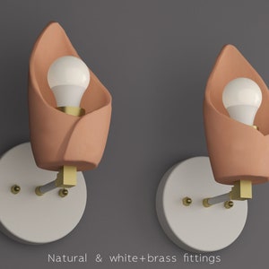 2 PC set Wall Sconce, wall lamp, wall lights - Naaya FLAME - modern sconce light, bedroom lights, ambient lighting & wall décor.