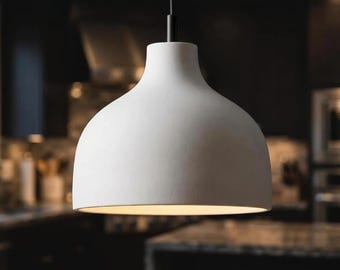 Modern Ceramic Pendant light, hanging Lamp for Kitchen Island,  japandi style – Naaya BOTTLENECK