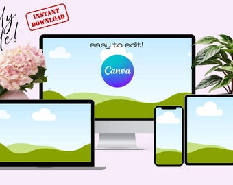 130 plantillas de anuncios de Etsy en Canva: paquete de maquetas editables (descarga digital)