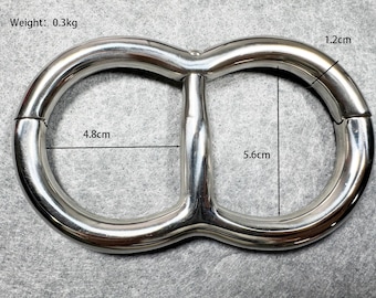 304 Stainless Steels Leg Cuffs Handcuffs, Restraints Cuffs Ankle Restraints Leg Irons Shackles BDSM Bondage