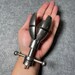 Vaginal&Anal Expanding,Metal Anal Stretching,Anal Dilator Asslock , Butt Plug for Anal Stretcher Chastity,Anal Lock