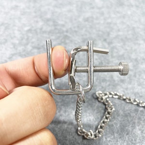 Sexy Chain Nipple Clamps Breast Clips Nipple