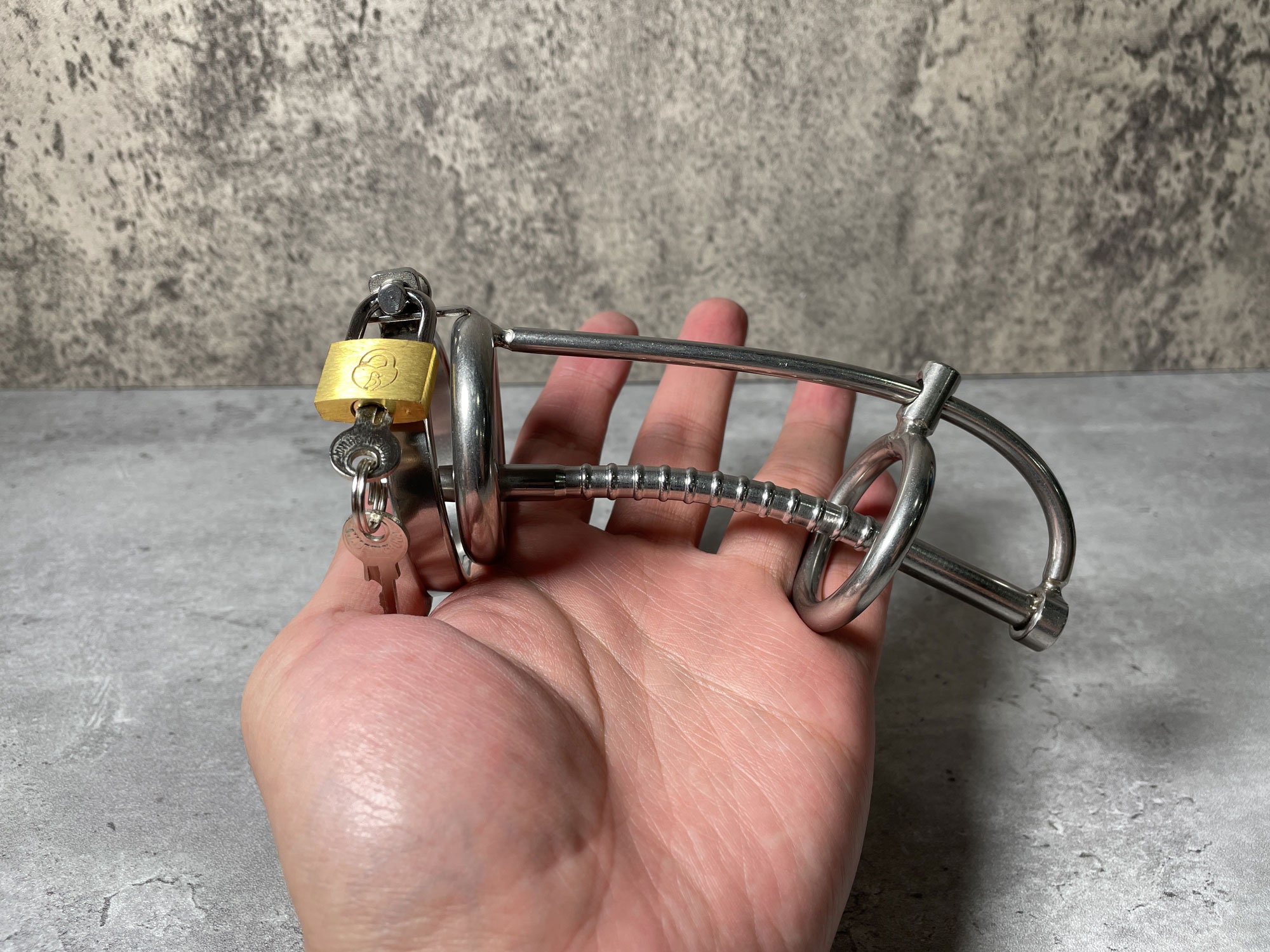 Chastity device bondage
