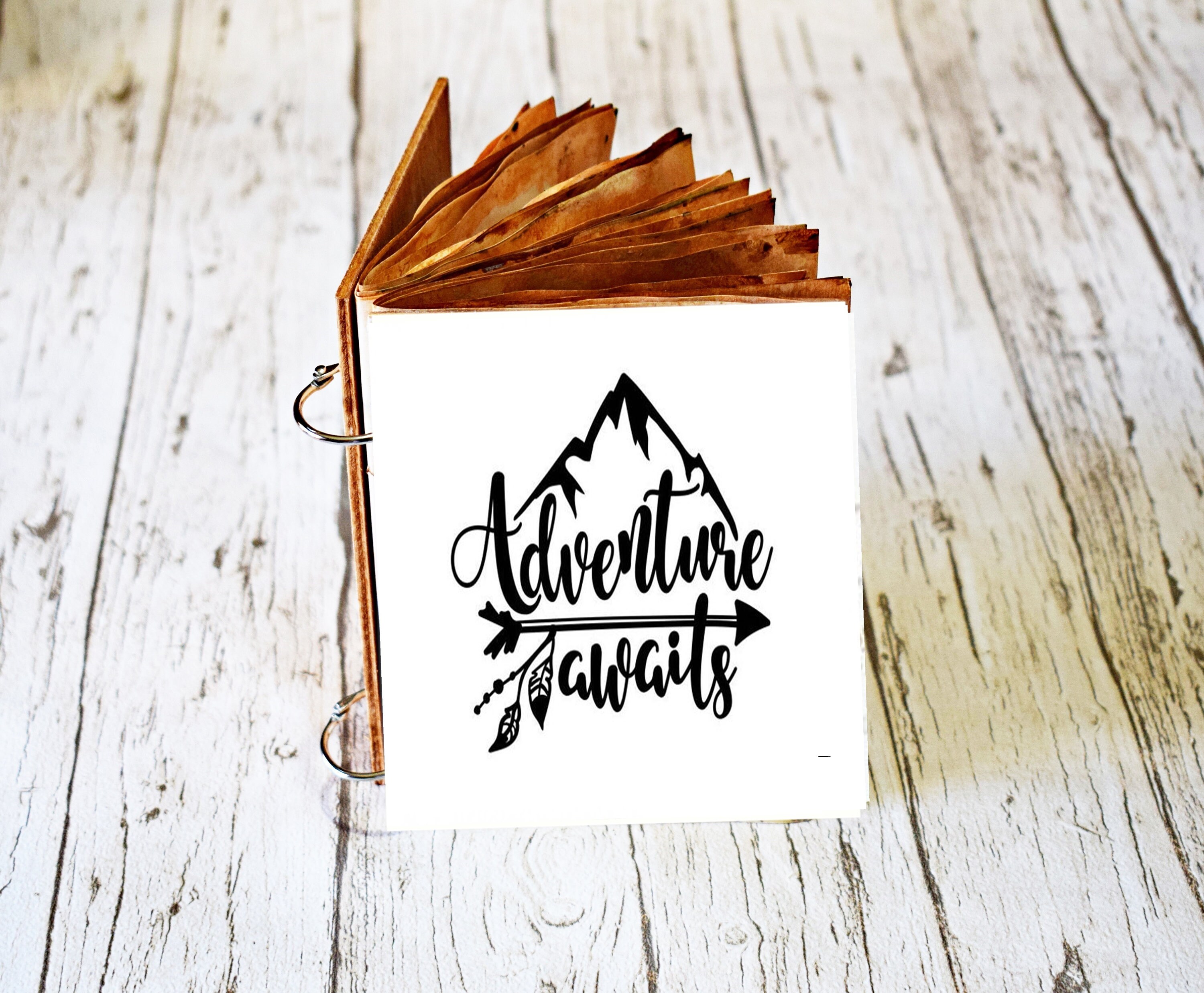 Custom Adventure awaits Travel Journal book Adventure Travеl Etsy