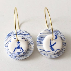 Wild Swim Wild Swimming Earrings Necklace Keyring Brooch
