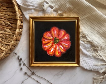 Tomato Painting Print Original Moody Oil Painting Red Tomato Still Life Fruit Artwork Vegetable Painting Fruit Artwork Print for Kitcnen