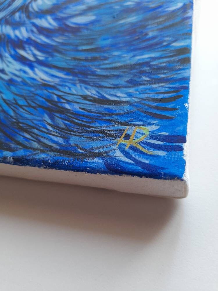 Peacock painting on canvas Peacock painting original art | Etsy