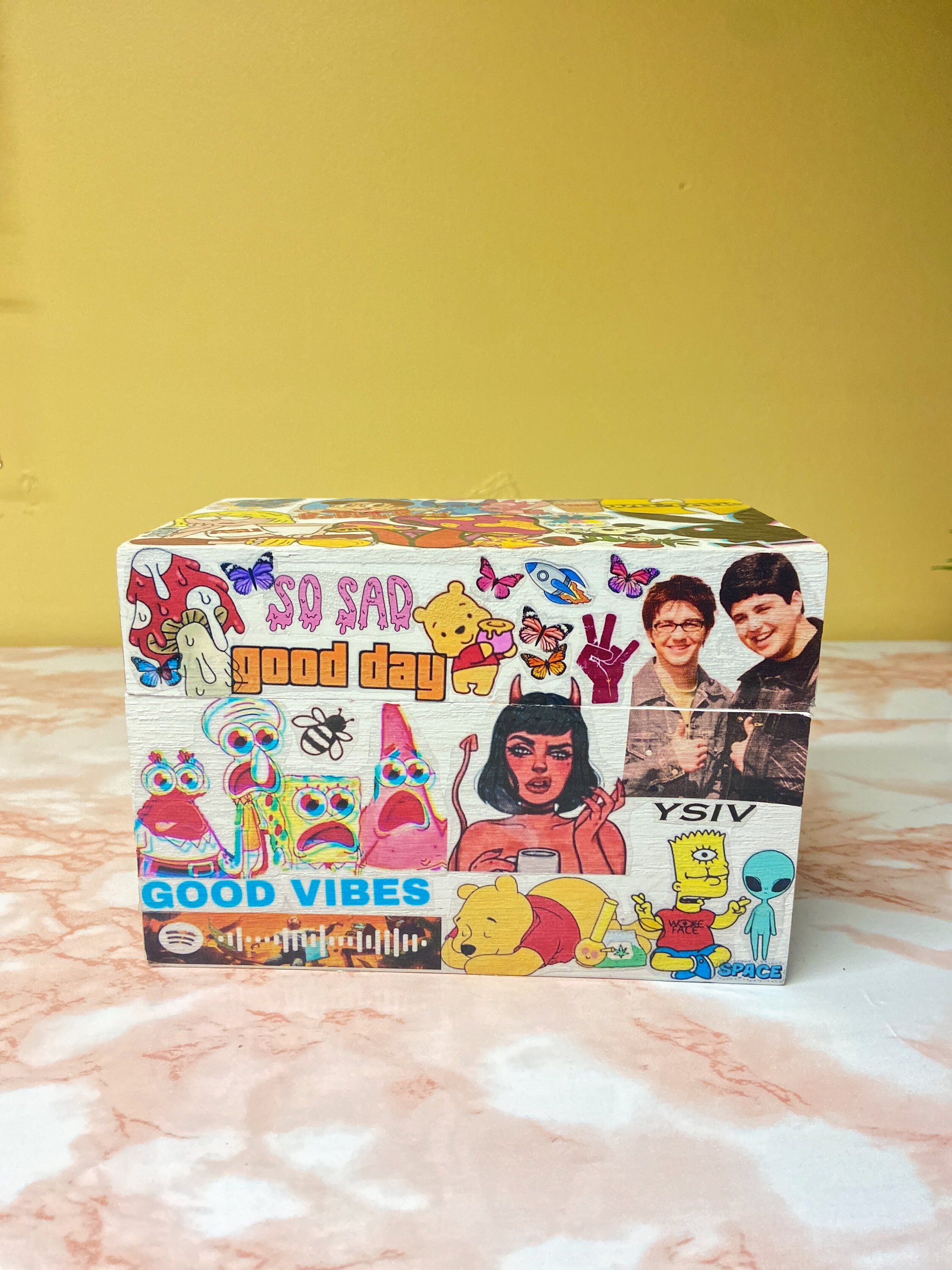 Custom Sticker Box Etsy
