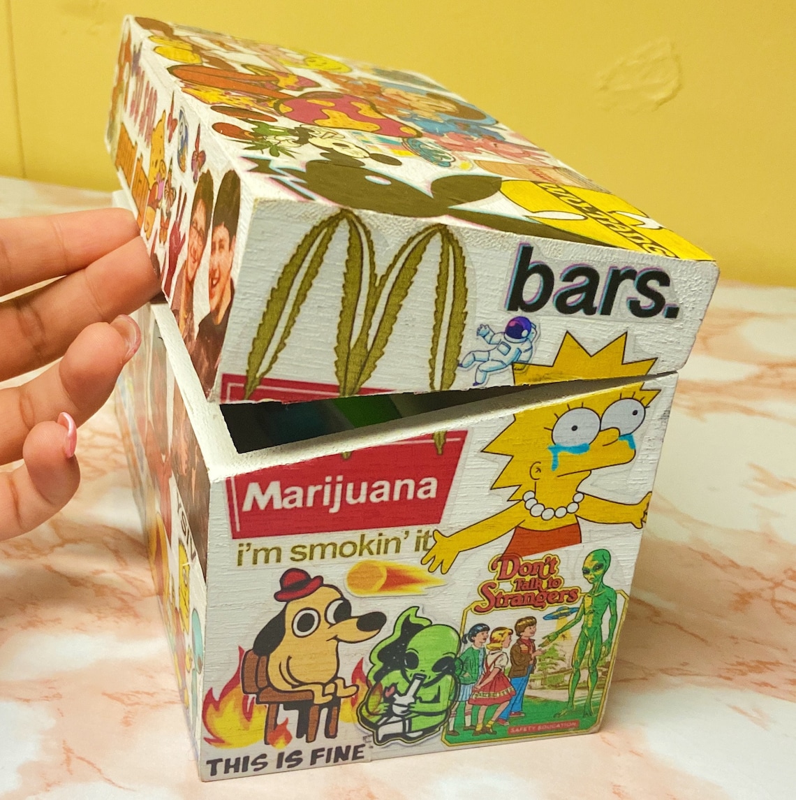 Custom Sticker Box Etsy