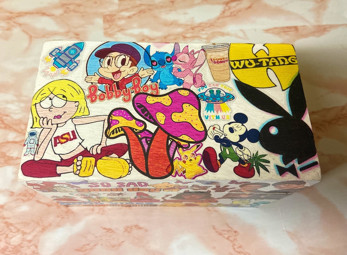 Custom Sticker Box | Etsy