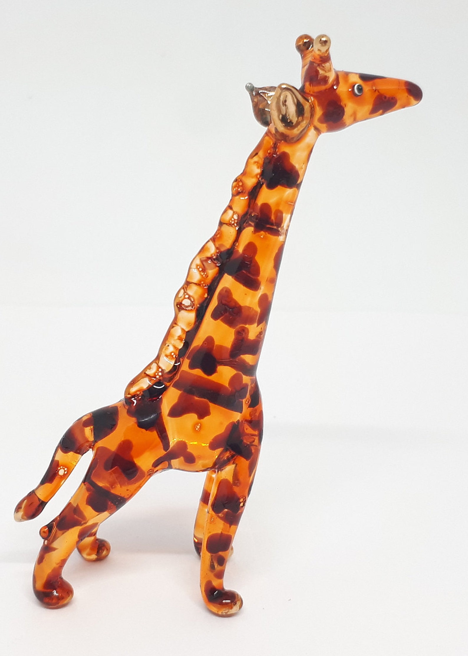 Blown Glass giraffe glass figurines giraffe figurine animal | Etsy