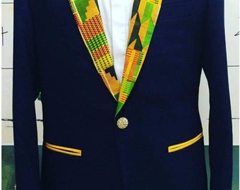 african print mens blazer