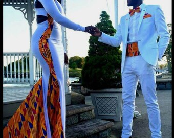 african themed wedding dress