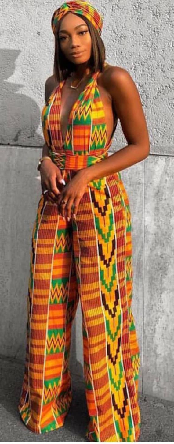 kente jumpsuit