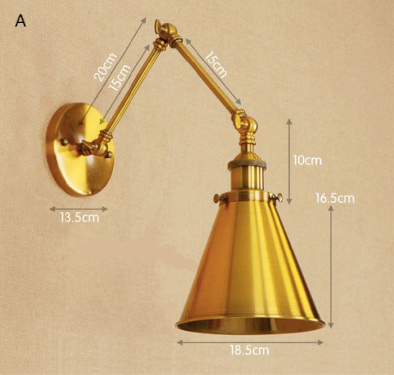 Wall Mounted Vintage Brass Lights Dinning Lamp Wall Lamps Etsy