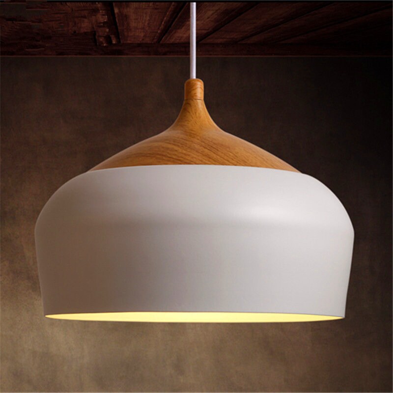 Nordic Wood Metal Modern Pendant Lights Dinning Area Lamps | Etsy