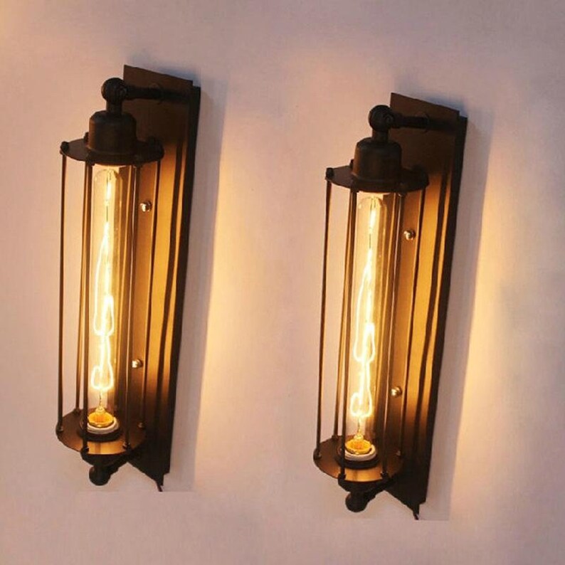 Wall Mounted Vintage Style Industrial Lights Dinning Lamp Etsy