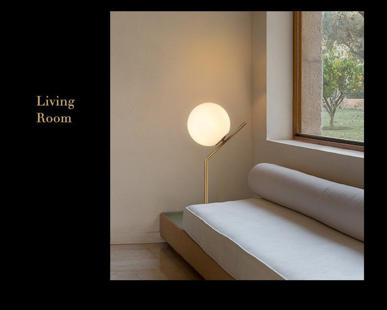Designer Modern Glass Ball Bedside/Table Lamp Table Lights Etsy