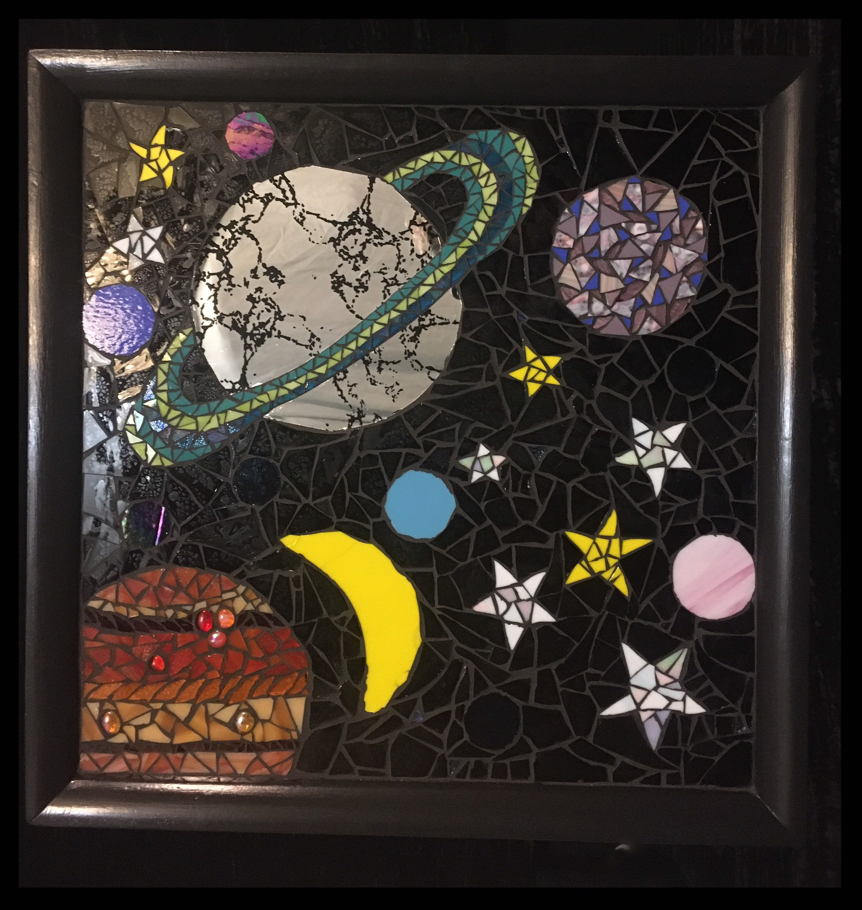 I'll See You in Space. Galaxy Mosaic Table - Etsy