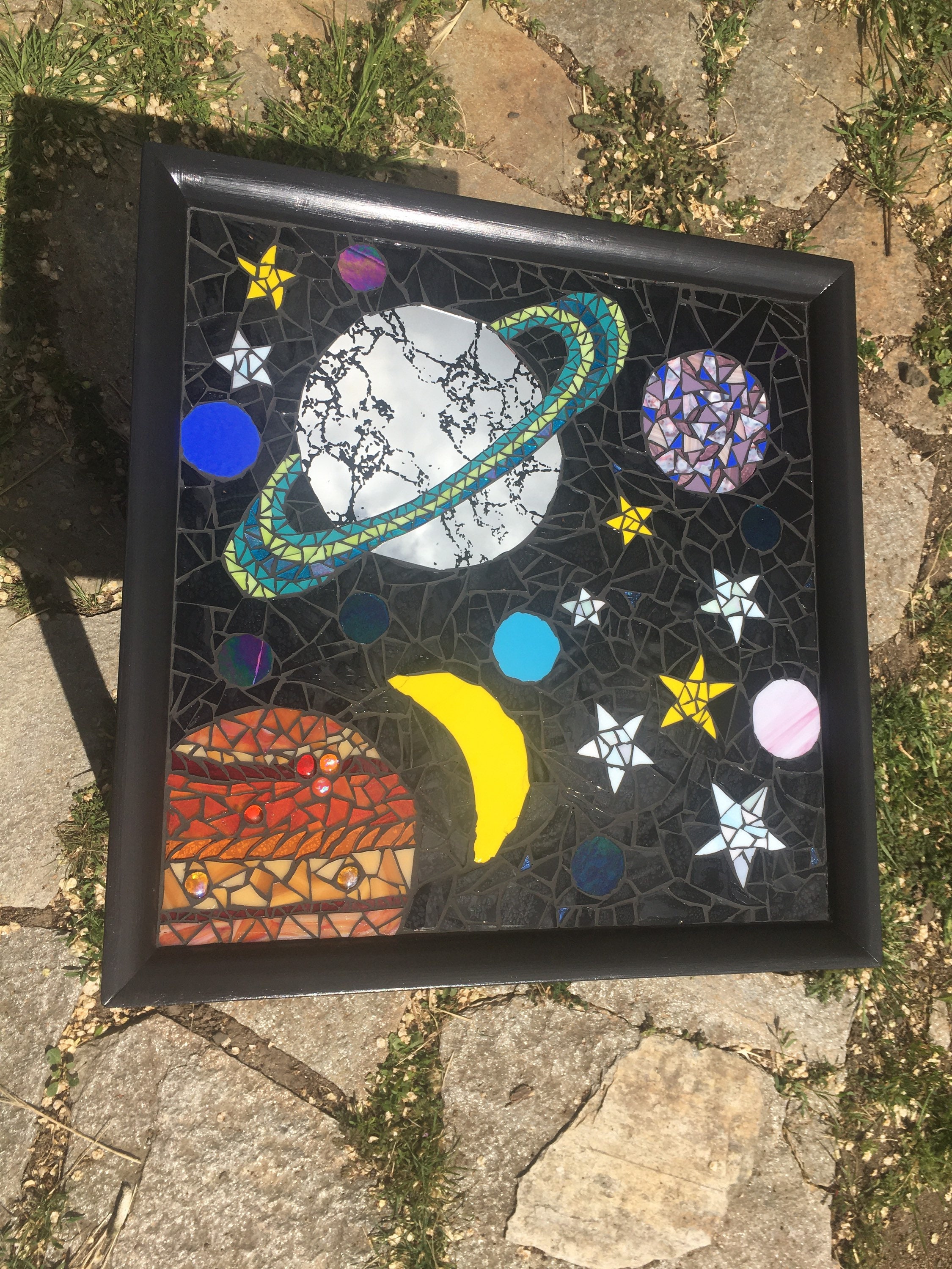 I'll See You in Space. Galaxy Mosaic Table - Etsy