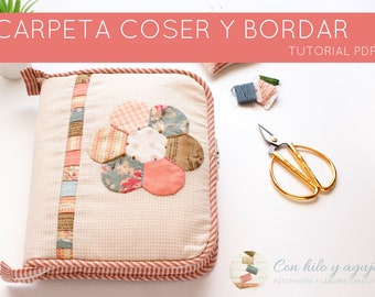 Tutorial PDF costurero de bordado * Costurero para bordado * PDF Embroidery case & tutorial* Carpeta Coser y bordar * Con hilo y aguja