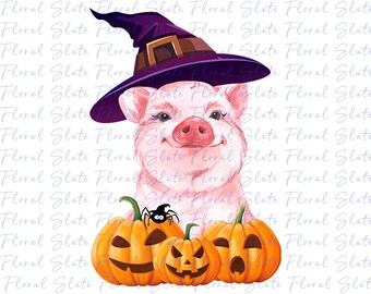 Halloween pig | Etsy