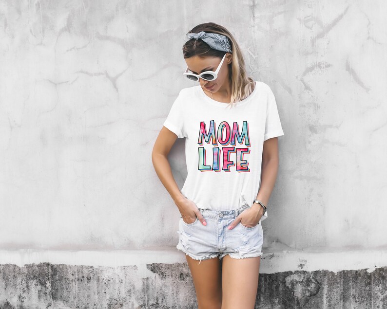 Download Mom Life Summer Tie Dye Sublimation Downloads Sublimation ...
