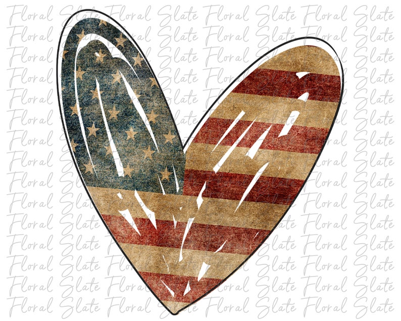 Download USA Flag Heart Love July 4th Designs USA Flag Sublimation ...