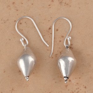 Dholki earring, Silver Dholki earring , Dholki beads earring, Silver dholki beads, 925 silver dholki Earring, indian earrings, Boho Earrings