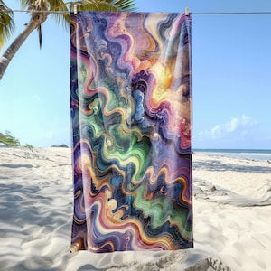 Microfiber Beach Towel – Quick-Dry, Sand-Free & Lightweight | Large Travel Towel for Beach, Pool and Vacations