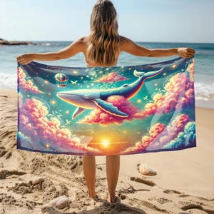 Microfiber Beach Towel, Quick Dry Sand-Free Travel Towel, Large Soft Pool Towel, Vibrant Printed Beach Towel, Summer Gift For Vacation