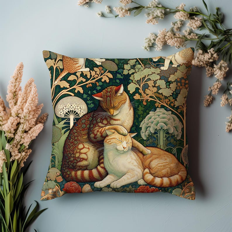 Enchanted Garden Feline Bliss