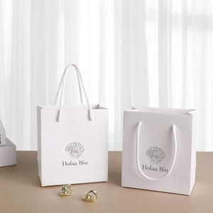 Customized Paper gift Bag, Personalized High Quality Eco-Friendly Bag, Jewelry Shopping Bag, Luxury, texture, Wedding birthday etc gift bag