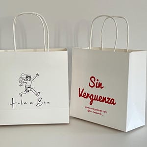 Customized Paper Bag, Personalized High Quality Eco-Friendly Shopping Bag, Jewelry Shopping Bag, Clothes Shopping Bag, Gift bag