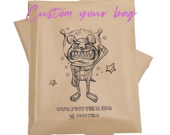 Custom nude bag, Custom high quality brown poly mailer bags, Custom waterproof bag