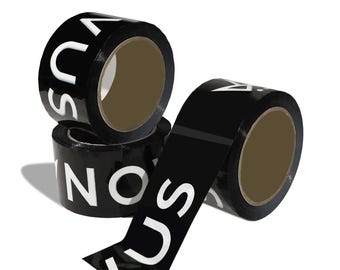 Custom Plastic Adhesive Tape, Minimum order quantity 12 rolls, Personalized tape