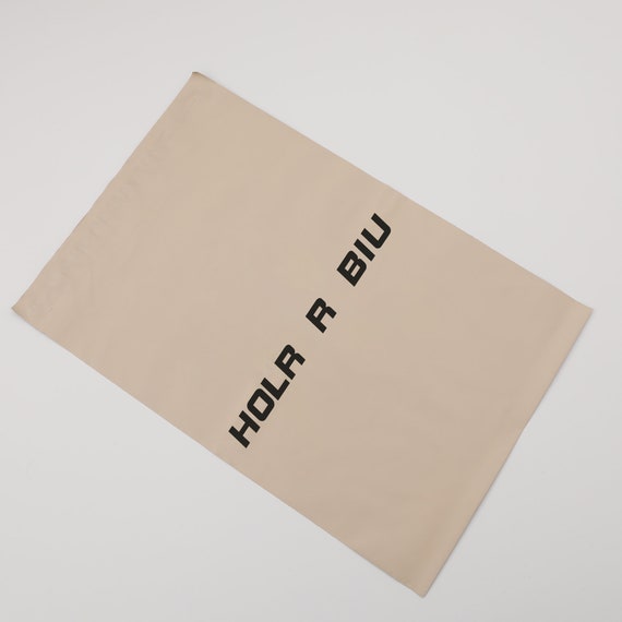 50-500 Custom cream beige biodegradable Poly Mailers Bag, Custom Shipping Bag With One Color Logo, Custom Matte Postage Bag