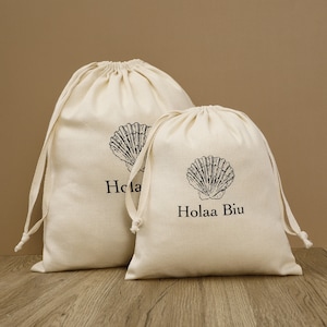 Customized High Quality Cotton Drawstring Pouch, Handbag Packaging Bag, Dust Bag, jewelry packaging