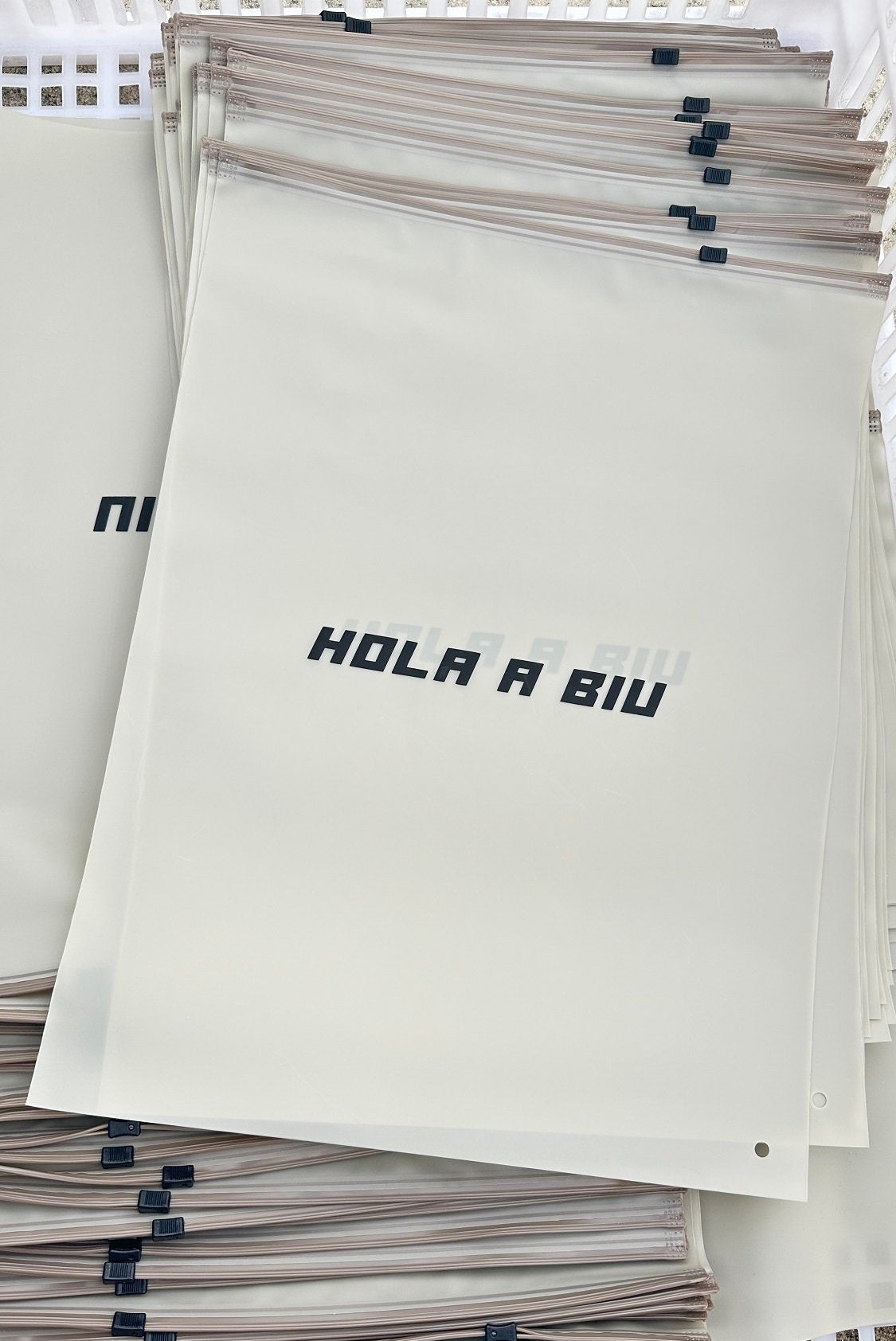 100 1000 CUSTOM Dark Beige Frosted Ziplock Bags High Quality Clothes Plastic Bag Custom Zipper Bag for Poly Mailer Custom Postage Bag Etsy Ireland