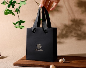 Customized Paper Gift Bag, Eco-Friendly, Personalized Logo