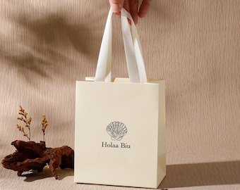 Aanpasbare papieren geschenkverpakking, milieuvriendelijke verpakking, gepersonaliseerd logo