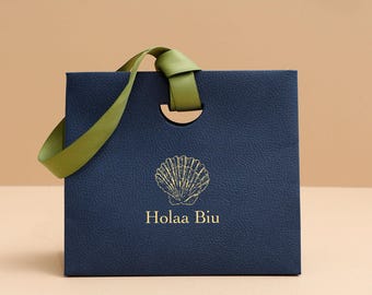 Custom Paper Gift Bag, Eco-Friendly Packaging, Party Favor