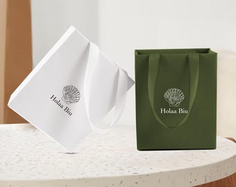 Customizable Logo Paper Bag, Eco-Friendly Gift Bag