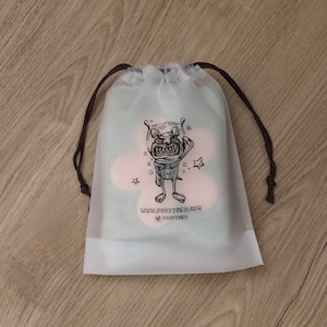 Custom High Quality Drawstring Bag, Product Dust Bag With You Logo, Drawstring Frosted Bag with You LogoStand up bag image 8