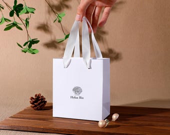 Customized Paper Gift Bag, Eco-Friendly, Personalized Logo
