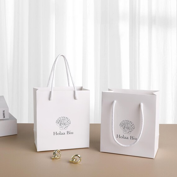 Borsa regalo in carta personalizzata, borsa ecologica