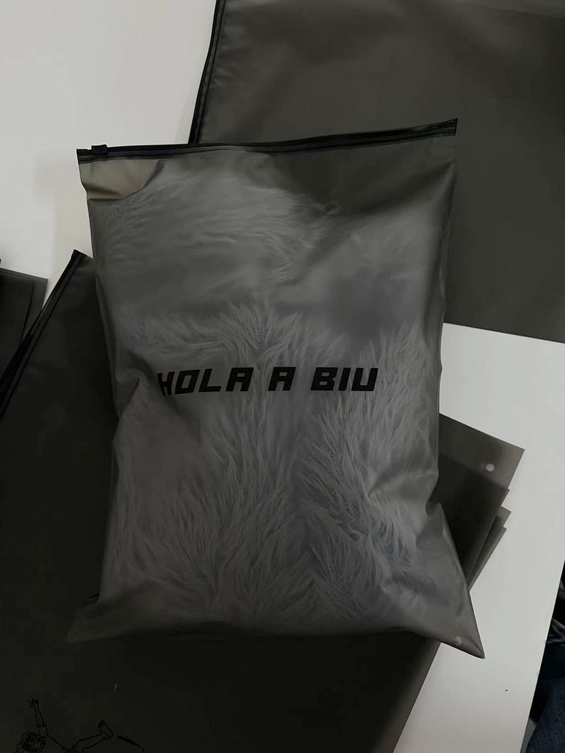 100-1000 bolsas personalizadas para ropa, bolsas para embalaje de ropa, bolsas con cremallera de alta calidad imagen 1