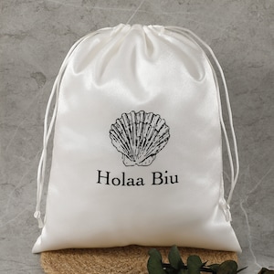 Customized High Quality 100pcs Satin storage bag, dust bag，drawstring bag