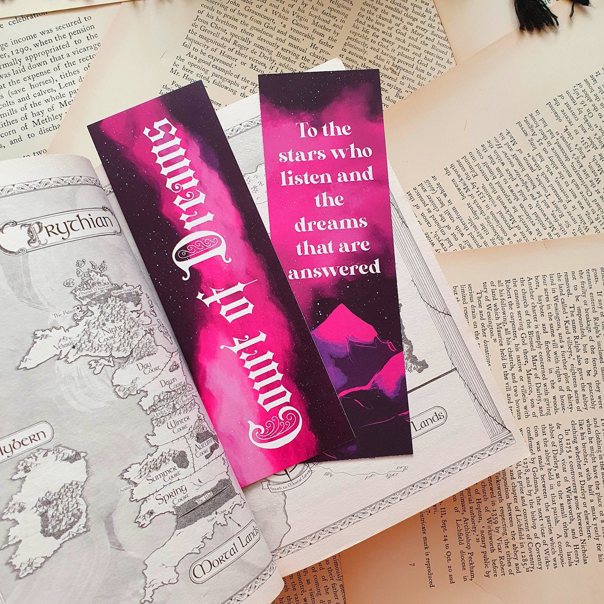 A Court Of Thorns And Roses Bookmark